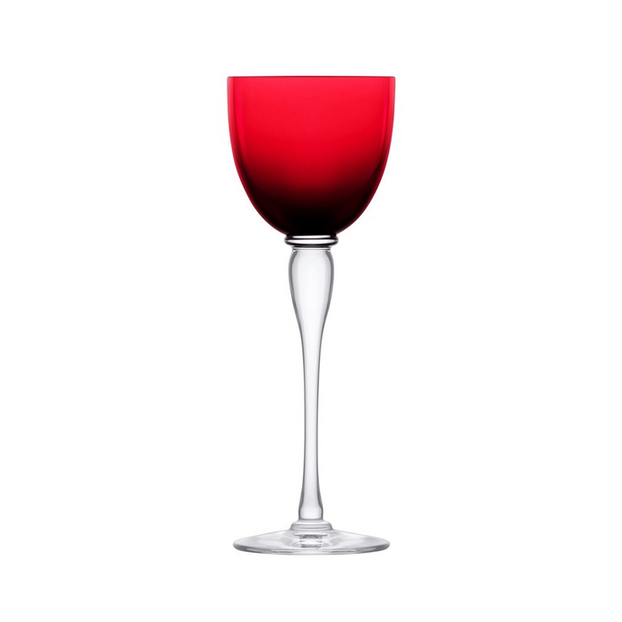 Saint-Louis Amadeus Red Hock Glass