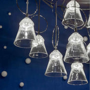Saint-Louis Apollo Crystal Pendant Light Flannel-Grey