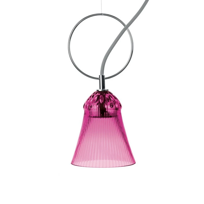 Saint-Louis Apollo Crystal Pendant Light Amethyst
