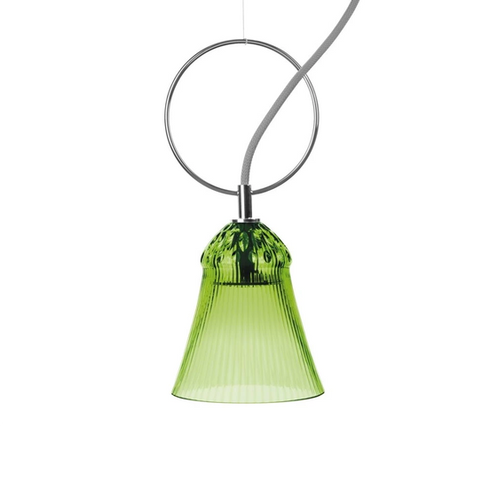 Saint-Louis Apollo Crystal Pendant Light Chartreuse-Green