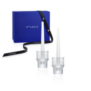 Saint-Louis Cadence Set of 2 Crystal Candlesticks