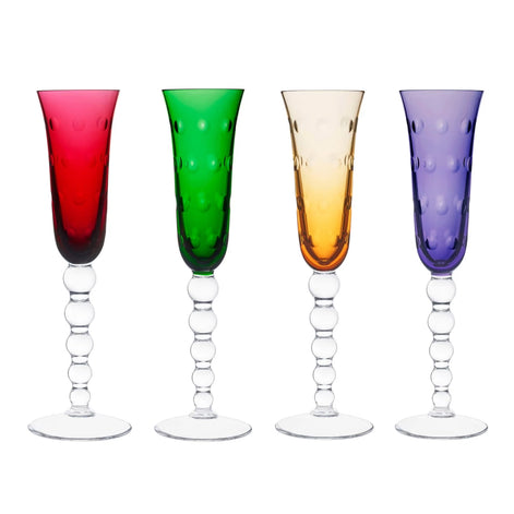 Saint-Louis Amber Champagne Flute
