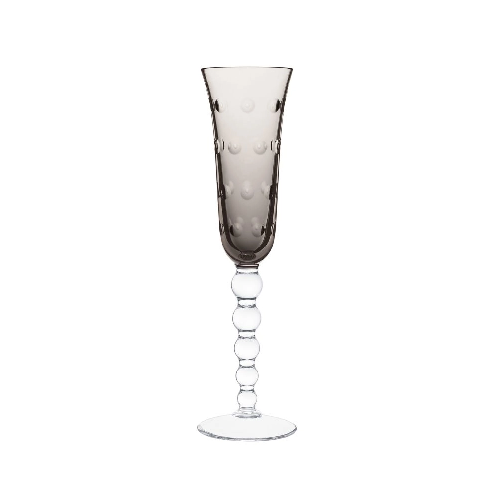 Saint-Louis Flannel-Grey Champagne Flute