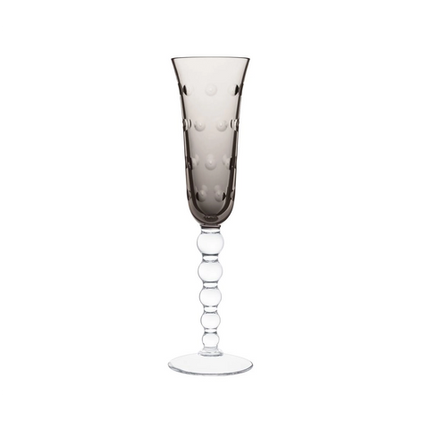 Saint-Louis Flannel-Grey Champagne Flute