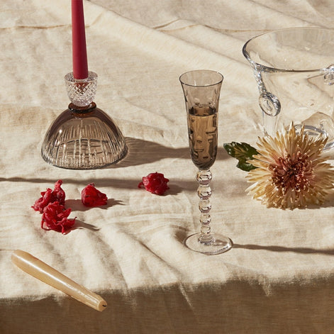 Saint-Louis Flannel-Grey Champagne Flute