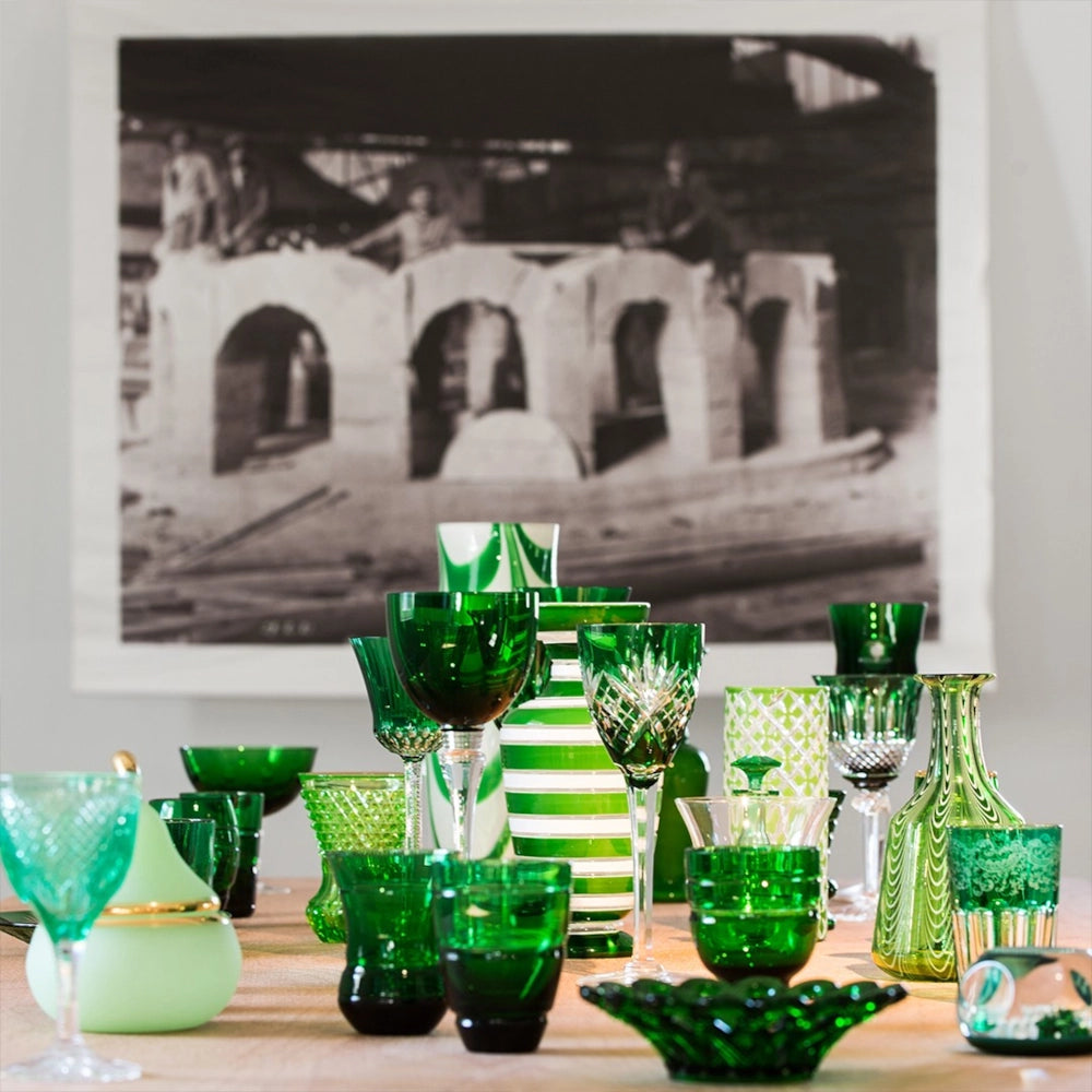 Saint-Louis Apollo Green Hock Glass