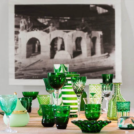 Saint-Louis Apollo Green Hock Glass