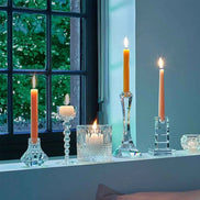 Saint-Louis Folia Set of Two Small Candlesticks