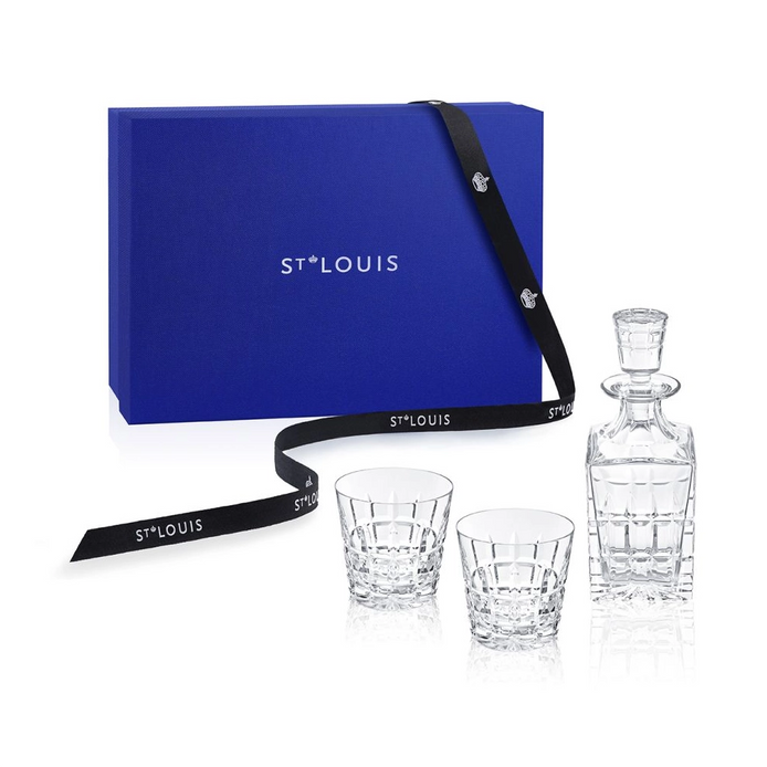 Saint-Louis Manhattan “On the rocks” Set of Glasses and Decanter