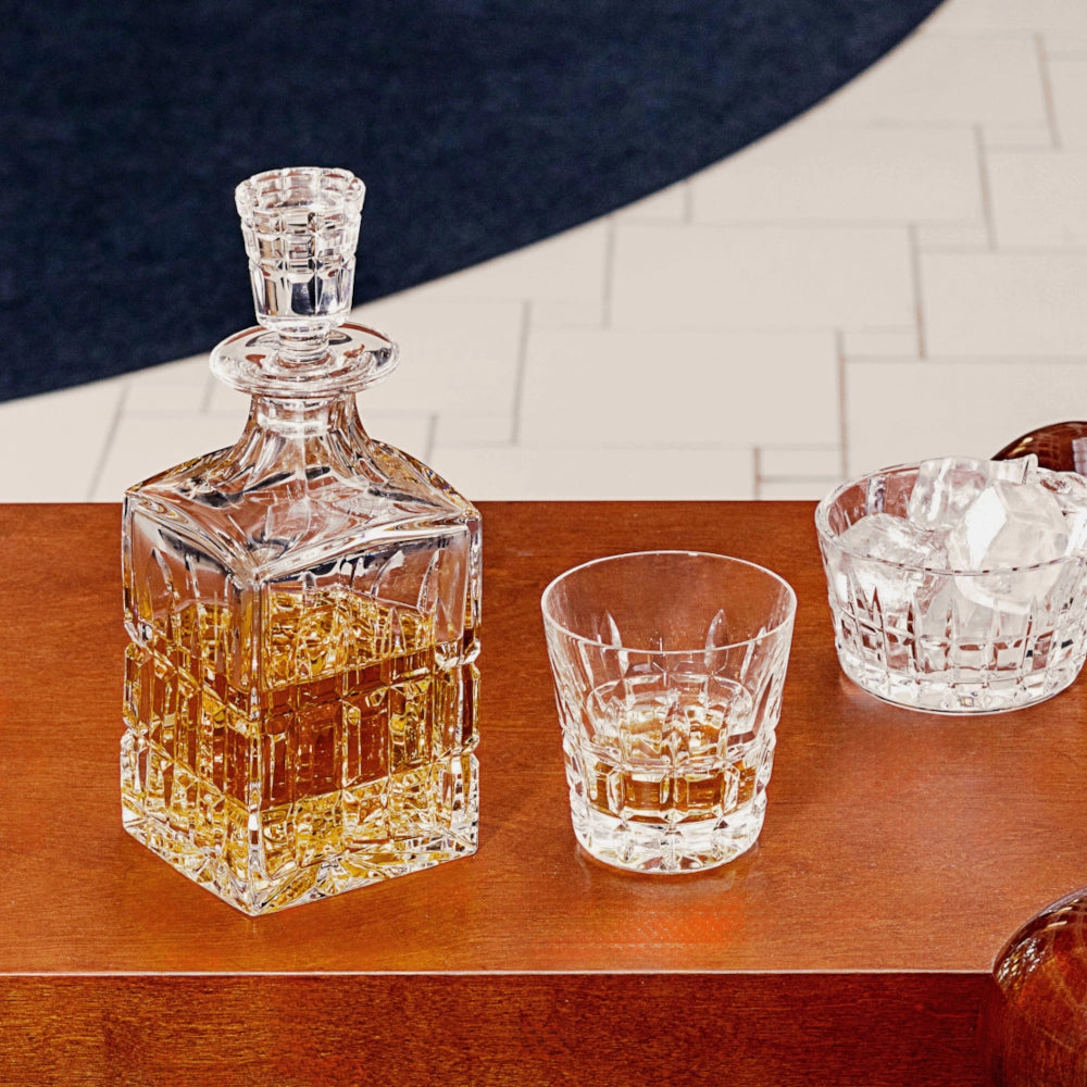 Saint-Louis Manhattan “On the rocks” Set of Glasses and Decanter