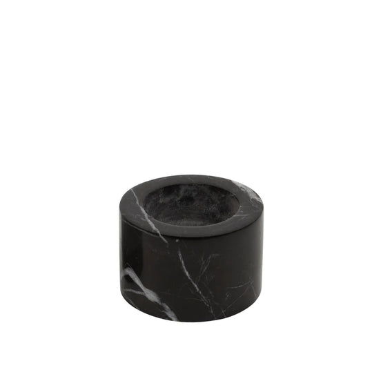 Black Marble Candle Holder