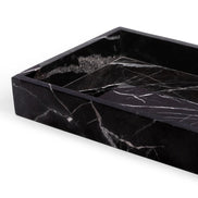 Black Marble Rectangular Tray