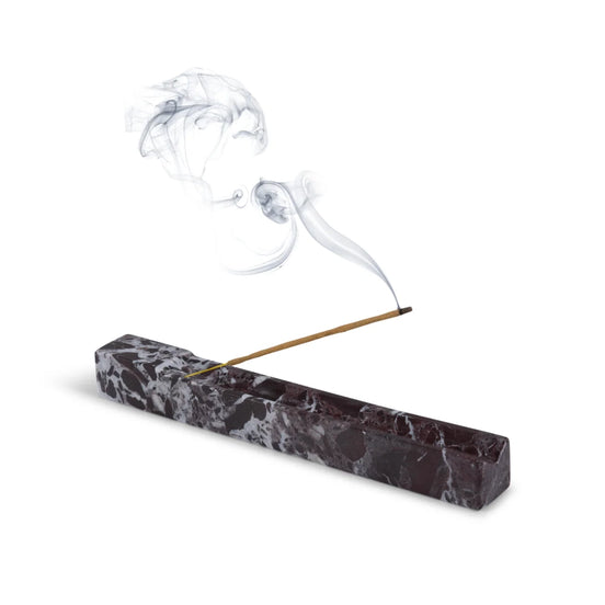 Burgundy Marble Incense Holder