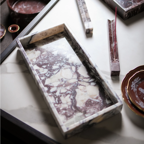 Calacatta Marble Rectangular Tray