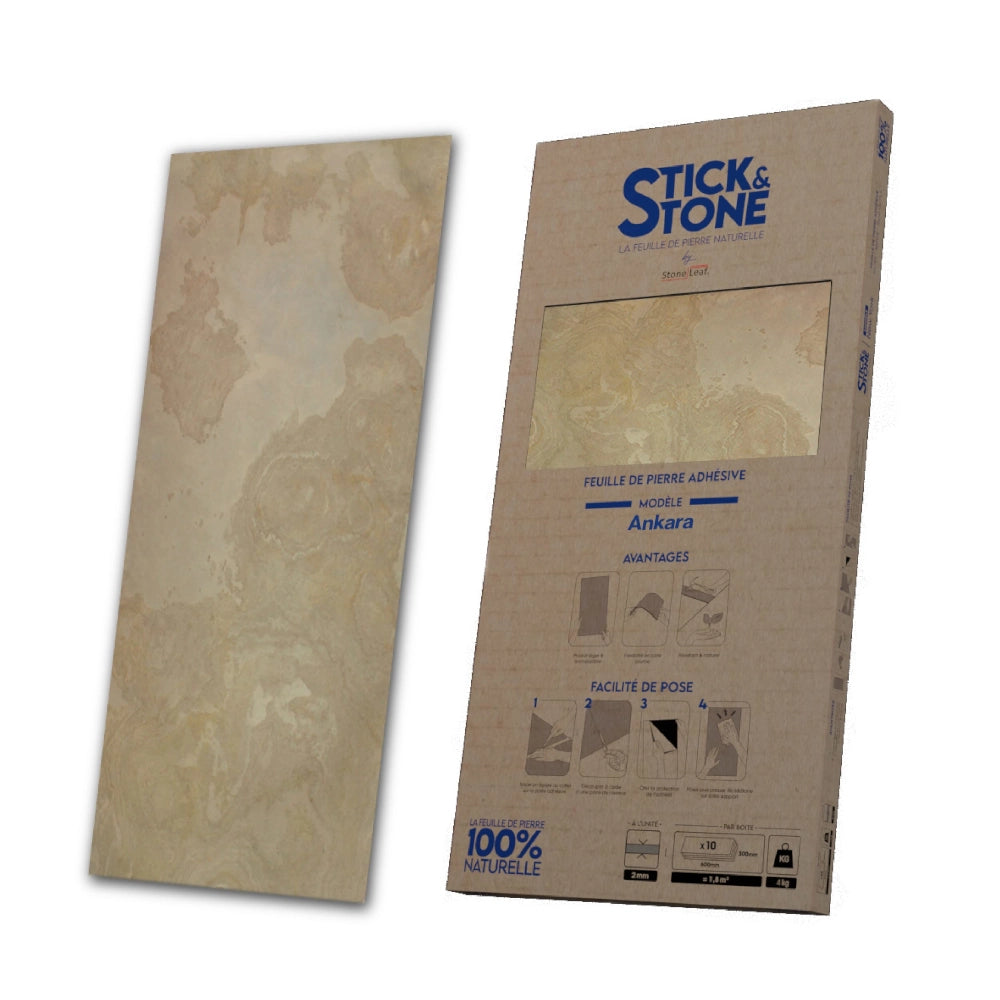 StoneLeaf Stick&Stone Ankara Cladding Pack of 10 Sheets