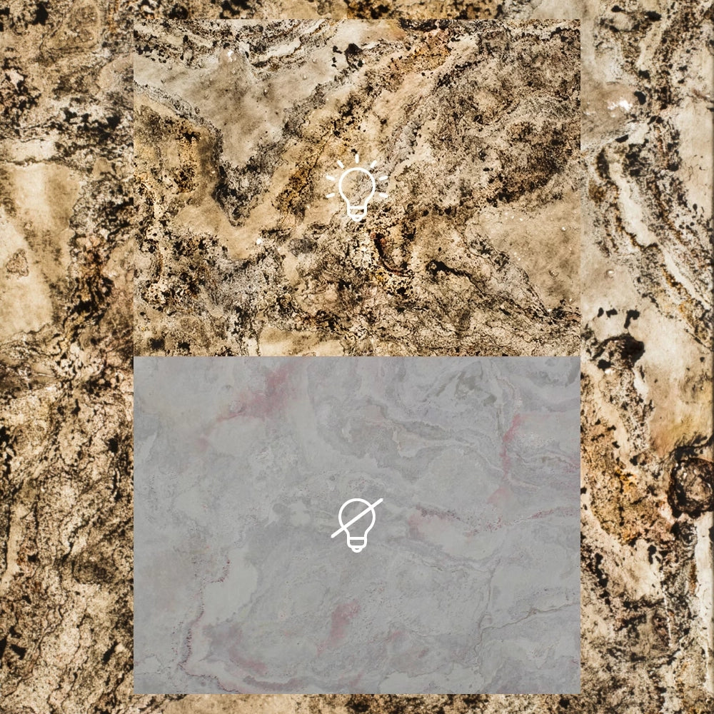 StoneLeaf Translucent Stockholm Natural Stone Sheet