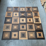 Wonderwall Studios Ledger Bog Oak Wall Panel via Archideco Interior Gallery